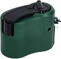 USB Hand Crank Phone Charger Emergency Cell Phone Charger Dynamo Radio with LED Flashlight for Camping Emergency Various Devices (Green)