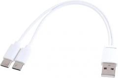 R9CB USpB A Male to Type C Male Splitter Charging Cable 2 4 Ports Multi Charging Cable High-Speed Charging Support Cord for Phone Earphone New 2026 High for Reliable Electronic Component