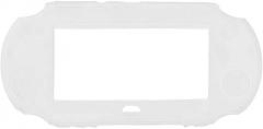 Silicone Rubber Soft Protective Case Cover Protective Shell Case for PSV 2000 (White)