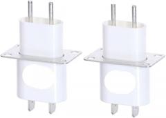 2pcs Electronic for Microwave Oven Magnetron w/Through-core Capacitor Pin Sockets Home Microwave Magnetron Sockets Pins