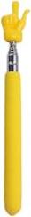 Telescopic Teachers Pointer, Extendable Hand Pointer Finger Pointer Stick, Mini Retractable Classroom Pointer for School Kindergarten Teacher(Yellow)