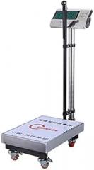Digital Physician Medical Scale,with A Height Pole and Wheels,Electronic Height Weight Table, Anti-Shake Function，Capacity 440lb (200kg)