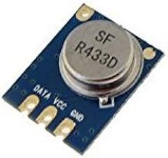 433MHz Ask Transmit Module w/One Spring Antenna VCC Data GND