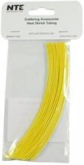 NTE Electronics 47-20106-Y Heat Shrink Tubing, Thin Wall, 2:1 Shrink Ratio, 1/16