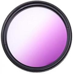 Colorful Filter Color Filtors Adjustable Grad Gradient Red Blue Green Orange Purple Yellow (Caliber : 49mm, Color : Grad Purple)