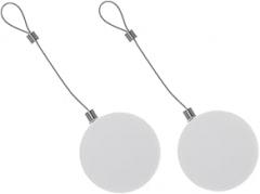 Angoily 2pcs Anti-Theft Retractable Pull Box 90cm Steel Cable Adjustable Security Tether for Electronics Remote Control Leash for Store Display and Home Use