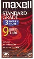 Standard-Grade VHS Videocassette