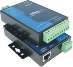 MOXA NPort 5232I - 2 Ports RS-422/485 Device Server, 10/100 Ethernet, Terminal Block, 15KV ESD, 2 KV Optical Isolation, 12-30VDC, 0 to 55°C Operating Temperature