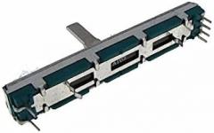 A20K Ohm Slide Potentiometer Stereo - 60mm