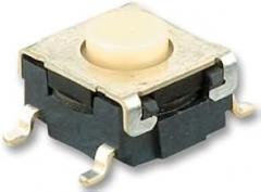Omron Electronic Components Switch, Tactile, Spst-No, 50Ma, SMD - B3S-1100P