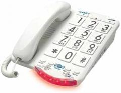 DeRoyal Clarity Big Button Braille Phone With Back Talk - White Buttons On Black