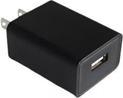 Replacement 5V1A Power Adapter Plug, (UL Certified, Black, 1 Piece), 5W USB Charger Adapter, Compatible with Mobile Phones, Power Banks, Tablets, Headphones, Toys and More Electronic Devices