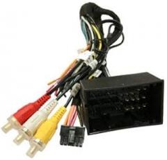 Car Radio Electronic Wire Harness and Integrated Steering Wheel Control for Installing an Aftermarket Stereo, Fits Ram (Maintains Warning Chimes)