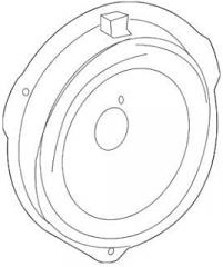 MERCEDES-BENZ 2048205502 GENUINE OEM FRONT DR SPEAKER