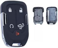 5 Buttons Smart Remote Key Shell Replacement for Chevrolet Silverado 2019 - 2020 FCC ID: HYQ1EA IC: 1551A-1EA PN: 13508398, 13529632 No Electronics, Battery, or Circuit Board is Included