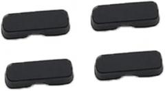 4PCS Anti-Slip Housing Case Rubber Cover Bottom Feet Pad Set Kit Replacement Part for Xbox 360 Slim Game Console