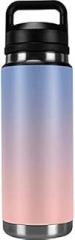 Skinit Decal Skin Compatible with YETI Rambler 26oz Bottle - Originally Designed Rose Quartz & Serenity Ombre Design