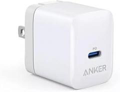 Anker PowerPort III 20W USB-C Wall Charger, Compact Fast Charger, Foldable Plug, Quick Charging for iPhone 16 Series, Galaxy, Pixel, iPad (Cable Not Included), A2631