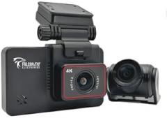 FalconEye Electronics Dual Pinnacle Pro 4K Dash Cam with GPS (Dash Cam + 64GB)