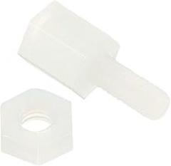 PATIKIL M2.5 Standoff Screws 40 Pack Nylon Hex PCB Standoffs Nuts for Motherboards, Computer Cases, Circuit Boards, Electronics, (5mm+6mm, White)