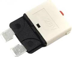 Resettable Circuit Breaker Blade Fuse 25A 28V for Rally Automotive DIY Electronics New 2025 High Reliable Electronic Component, Precision, Stable Performance