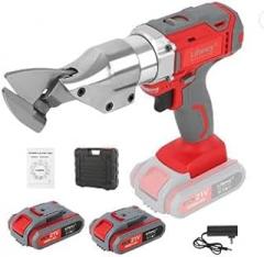 Metal Shear, 36V Electric Drill Shear, Cordless Metal Cutter, Speed Swivel Head Power Shear for Cutting Sheet Iron, 600W, 1300r/min