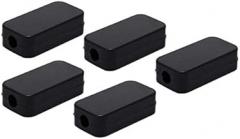 Davitu Electrical Equipments Supplies - 5pcs/lot 402011mm Plastic Enclosure Cover Electronic Project Instrument Case Box Waterproof Small Cases - (Color: Black)