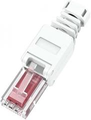 1pcs RJ45 Connector for UTP CAT6A/CAT6/CAT5E, no Crimper Required Internet RJ 45(Black)