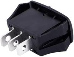 ZE-205A Rocker Switch, ON-Off-ON (1P2T), 3A 250VAC / 6A 125VAC, Plastic Body, SPDT Toggle Switch for Industrial and Home Electronics