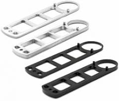 TriTeq Electronic Lock Accessories 0.100 inch Spacer - MicroIQ Lock - Chrome Finish