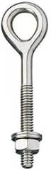 Eyebolt, 1/4-20, 15/32In, Closed w/o Shldr