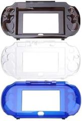 Transparent Crystal Skin Hard Protective Shell Case Cover Protector for PS Vita 2000 PSV 2000 Console (Light Blue)