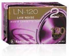 Radio Shack 2 Pack 120 Minute Purple Cassette Tape