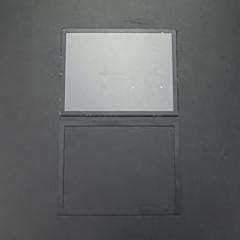 Replacement Upper LCD Screen Lens Plastic Cover + Lower Frame for DS Lite NDSL Console Black