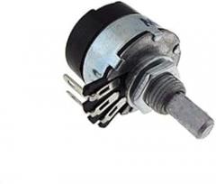 10K Ohm Linear Potentiometer Pot 2W Built-in Switch