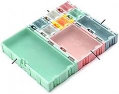 1 Set=9 pcs SMD SMT Toolbox IC Electronic Component Set Mini Storage Box and Practical Jewelry Storaged Case Assorted Kit