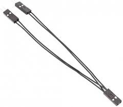 KUNSR Terminal Wire 2.54mm 1 Female to 2 Male Splitter 10cm 2 Pins(1 PCS)