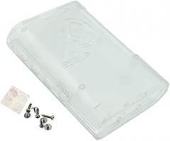 Electronic Case for Raspberry Pi 4 Model B Fan with Cooling Heatsink (Transparent)