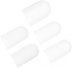 5pcs Silicone Finger Covers Non-Slip Protective Finger Cots for Crafts Cooking and Electronics Repair Comfortable and Heat Resistant Sleeves
