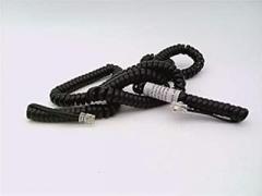 30-9529 (Price/EA) Modular HANDSET Coil Cord 4CONDUCTORS 26AWG 25FT