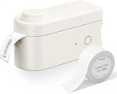 Makeid L1-C Smart Label Maker Machine with Tape – Mini Bluetooth Label Maker, Portable & Rechargeable, Compatible with 9/12/16mm Waterproof Tapes – for Home, Office, School Organization