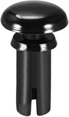 #US Push Clip Rivet 4mm X 9mm PCB Circuit Panel Nylon Fastener Black 50 Pcs