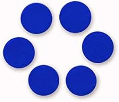 6PC Silicone Thumb Stick Grips Caps Analog Thumbstick Joystick Cap for PS Vita PSV 2000 PSV 1000 (Blue)