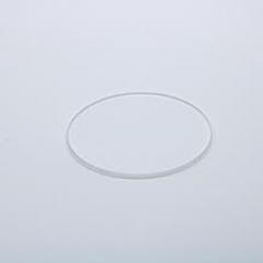 5pcs JGS1 and 5pcs JGS3 Diameter 34mm and 2mm Thickness one Side 0.5mm Chamfer and Another Protection Chamfer Fused Quartz Glass