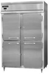 Continental Refrigerator DL2FS-HD Designer Line Two Section Reach In Freezer, Shallow Depth & Half-Height Doors