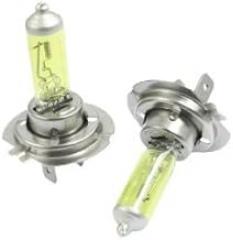 100w Golden Yellow 1 Pair Light Bulbs For 03-04 Discovery/02-04 Range Rover (Set of 2 of H7)