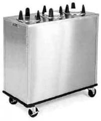 Lakeside 5305 Non-Heated Cabinet Style Mobile Dish Dispenser, Three Tubes & 5-3/4