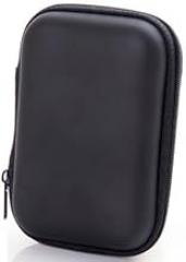 Portable Electronics Organizer Bag – Compact Travel Cable Storage Case for USB Cables, Chargers, Earphones, Headphones, Memory Cards & Power Cords | Lightweight Nylon, Zipper Closure, Black