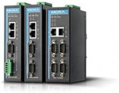 MOXA NPort IA5250AI-T-IEX 2-Port RS-232/422/485 Serial Device Server with 2 KV Isolation, 2x10/100MBaseTX Ports, 1KV Serial Surge, -40~75°C, IECEx Certification Approval