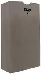 Grocery Bag Flat Bottom 3# White, Pk500